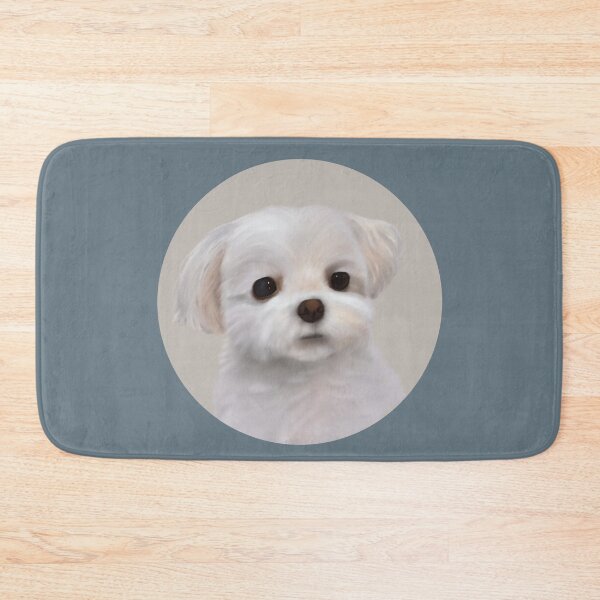 Item preview, Maltese Dog Portrait designed and sold by NakakiArt.