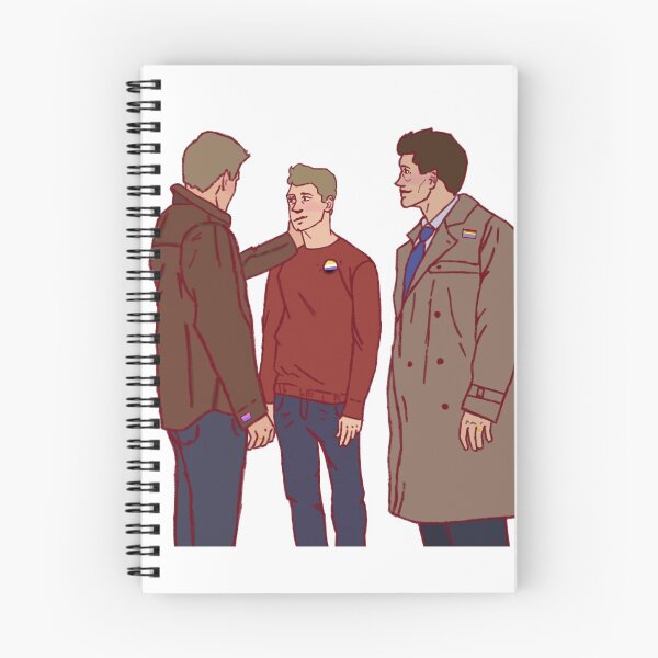 Artikelvorschau, Destiel + Jack Kline entworfen und verkauft von MishaMakesArt.