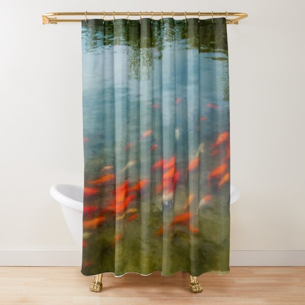 going with the flow Shower Curtain