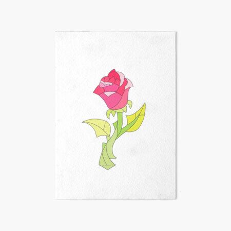 Beauty And The Beast Rose Wall Art Redbubble