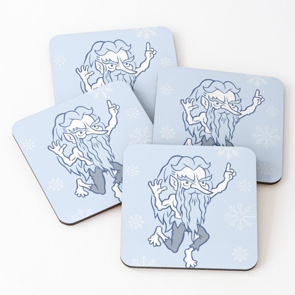 Item preview, Old Man Winter with Snowflakes designed and sold by Background Noise Comic.