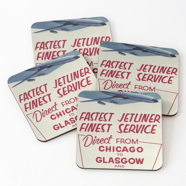 Item preview, retro classic Chicago Glasgow London poster designed and sold by CorasPosters.