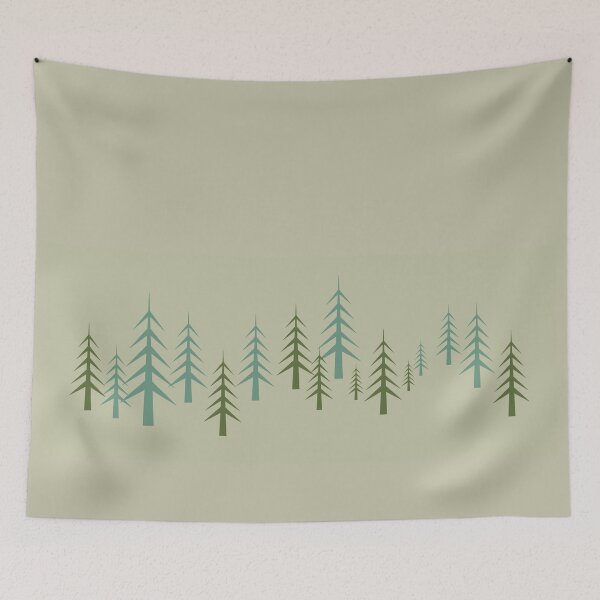 Item preview, Pine Tree Forest Green designed and sold by Flip & Flop.