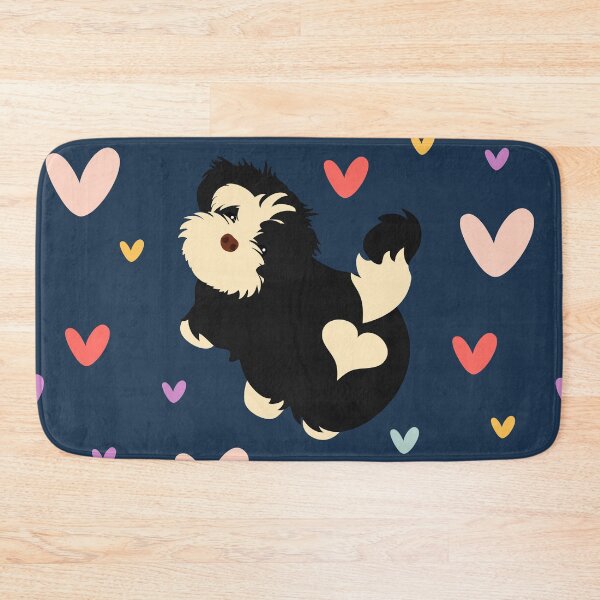 Item preview, Love Black and White Havanese Puppy designed and sold by Lulupainting.