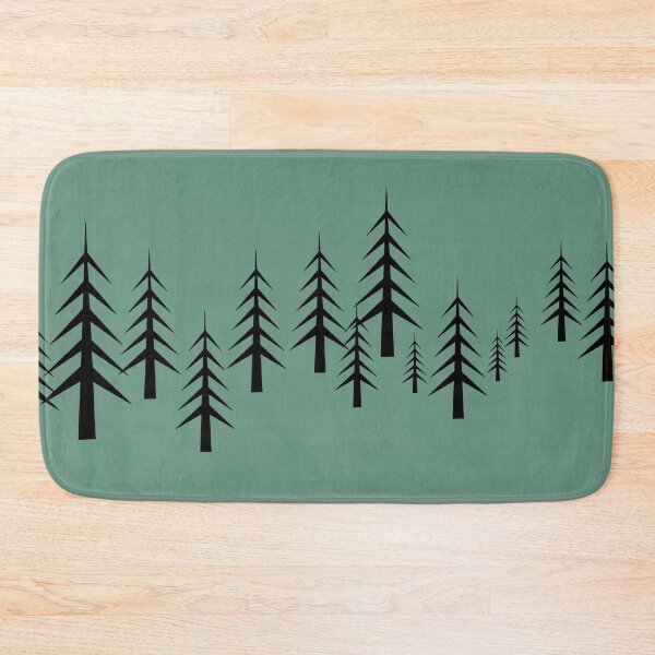 Item preview, Pine Tree Forest Green and Black designed and sold by Flip & Flop.