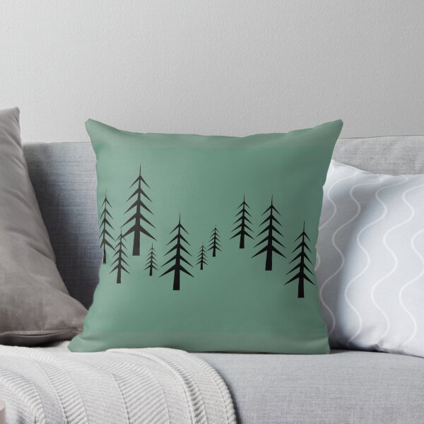 Item preview, Pine Tree Forest Green and Black designed and sold by Flip & Flop.