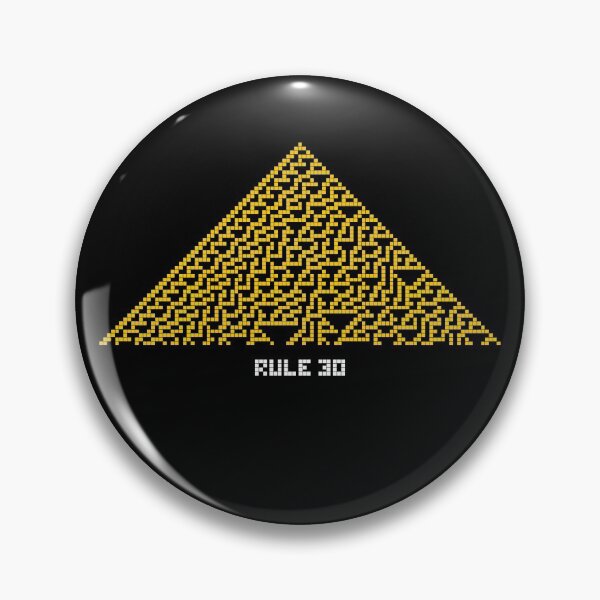Item preview, Cellular Automata Rule 30 designed and sold by hadicazvysavaca.