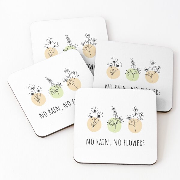 Item preview, No Rain, No Flowers designed and sold by suwarnaadi.