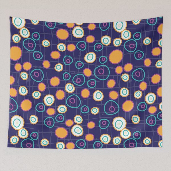 Item preview, Circle circus on a grid designed and sold by Meg M Studio.
