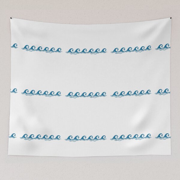 Item preview, Blue waves deep blue sea designed and sold by patternsplus.