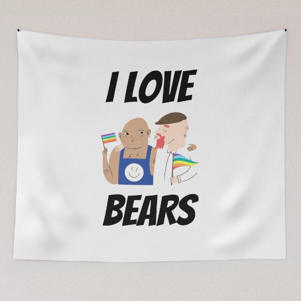 Item preview, I Love Bears - Gay Bear Design designed and sold by fabulouslygay.