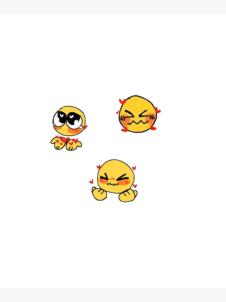 wholesome cursed emoji sticker pack Sticker for Sale by robihn