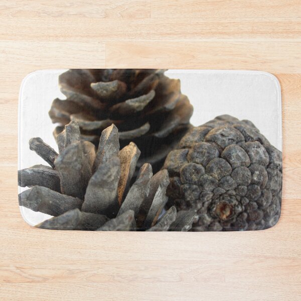 Item preview, Three Pine Cones On White Background designed and sold by taiche.