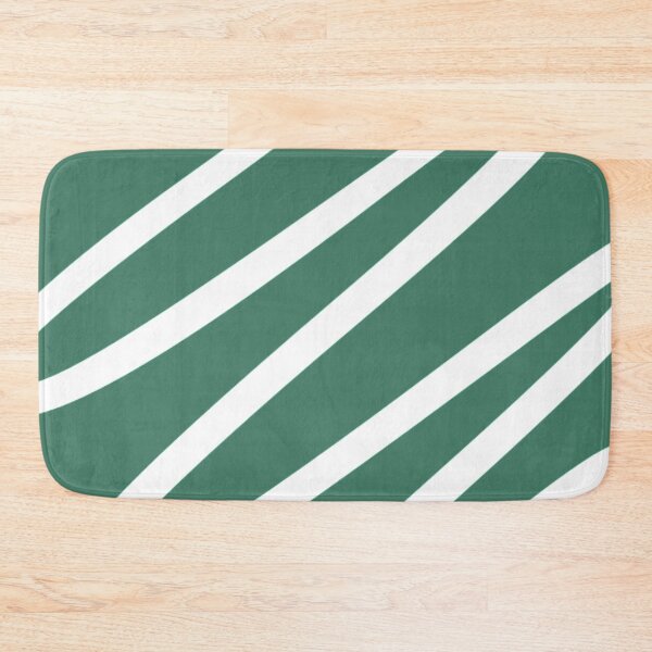 Item preview, Viridian Green Diagonal Wavy Line designed and sold by shahramroj.