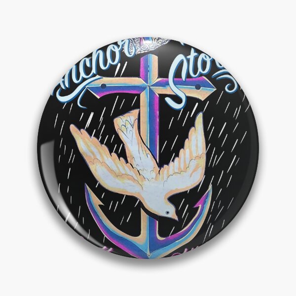 Item preview, My Anchor in The Storm Cross Anchor Light Pink designed and sold by VinStyleRe.