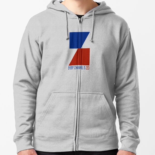 EVERY CHANNEL IS ZED Zipped Hoodie