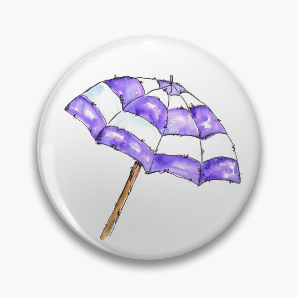 Item preview, Purple beach umbrella designed and sold by WiMGcreative.