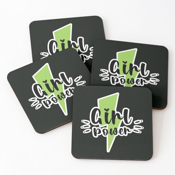 Item preview, Girl Power Green and Black designed and sold by Mushrankhan.