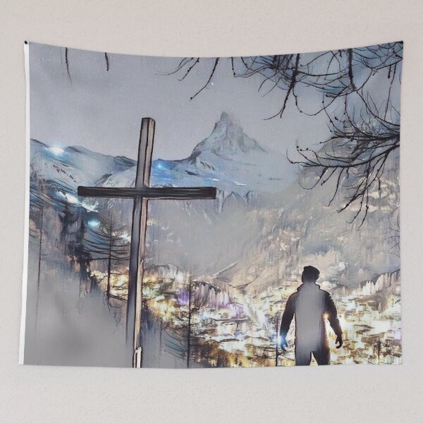 Item preview, GALATHI Cross in Night Sky Blue - Christian designed and sold by Galathi Designs.