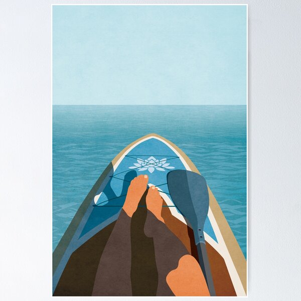 Item preview, Relax Paddle Board designed and sold by SurfolioPrints.