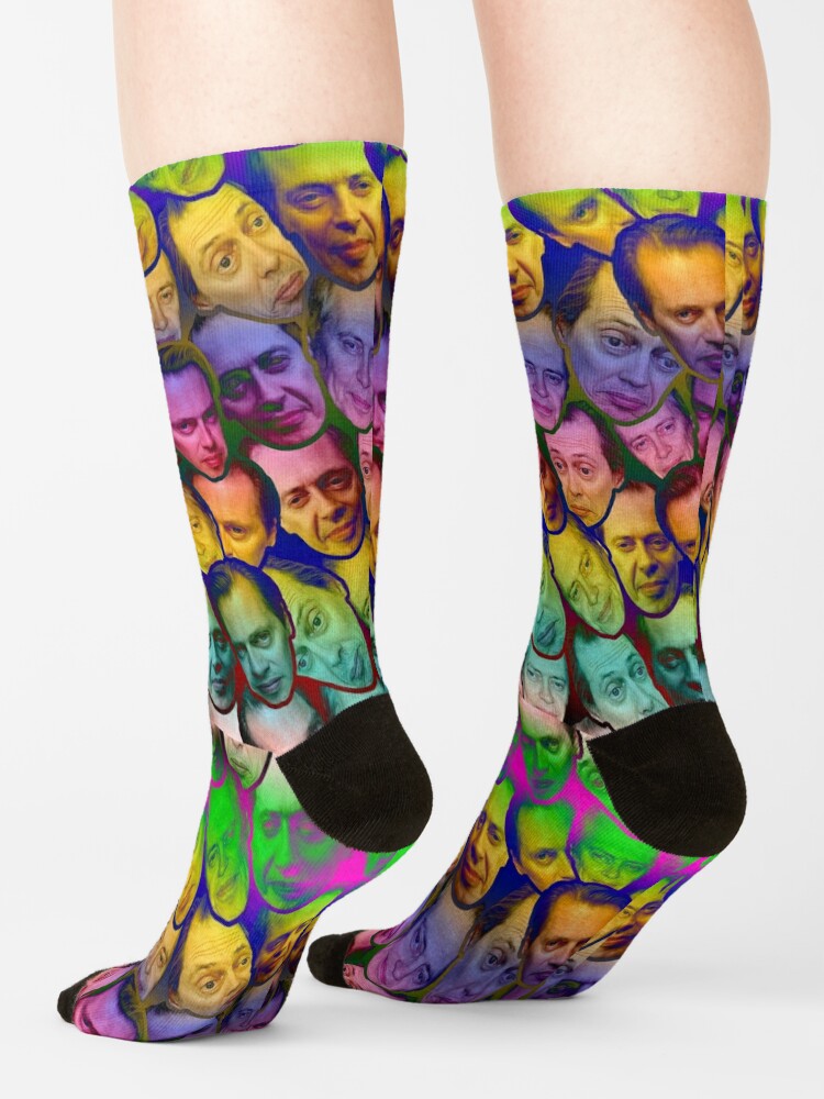 Steve Buscemi Collage galaxy Steven Vincent Buscemi Face photo image Socks