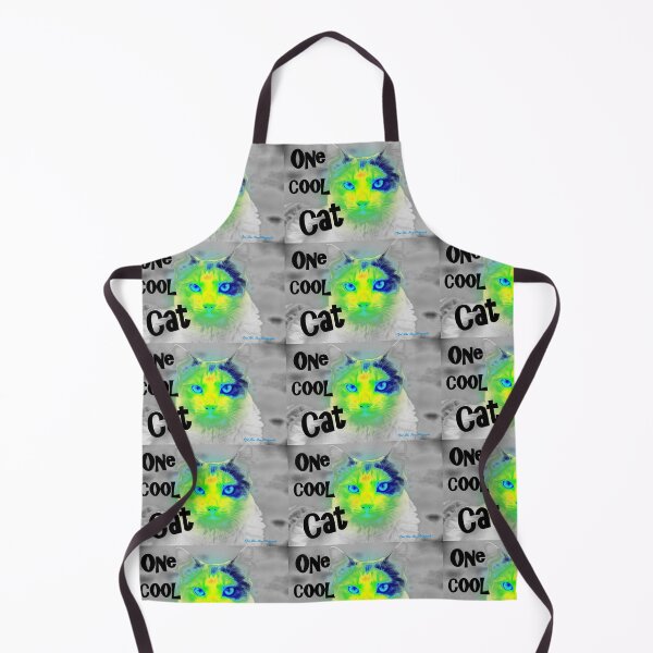 Item preview, ONE COOL CAT  FUNKY CAT DESIGN BY OPAL BLUE ROSE   designed and sold by Opalbluerose.