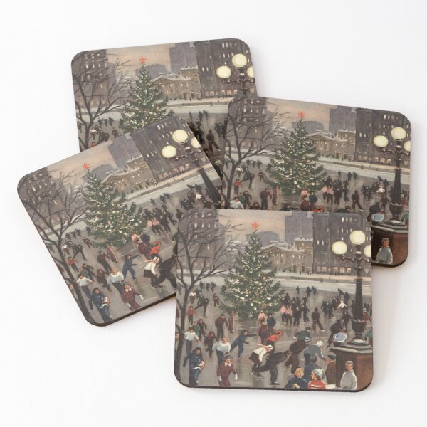 Item preview, Ice Skating In the City designed and sold by lalaroseeeee.