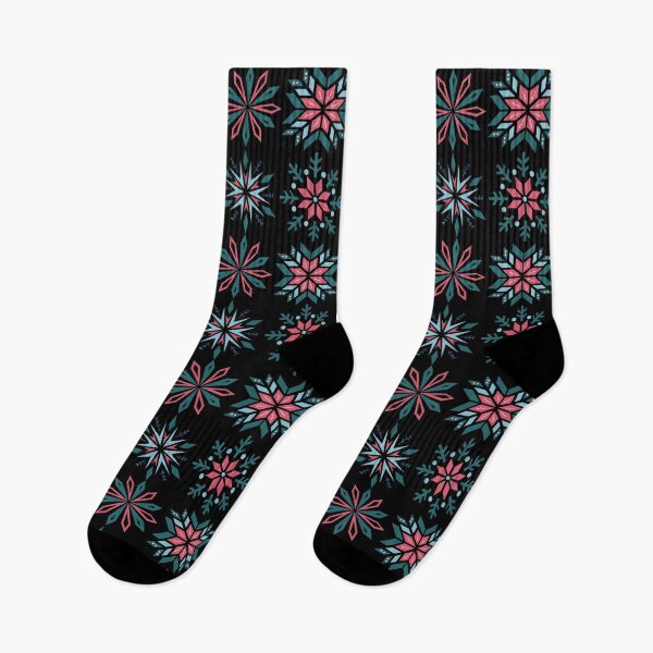 Item preview, Colorful Snowflakes Pattern designed and sold by The Sober Art.