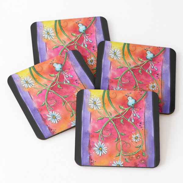 Item preview, Bird in the Flowers designed and sold by ArtbyNETTY.
