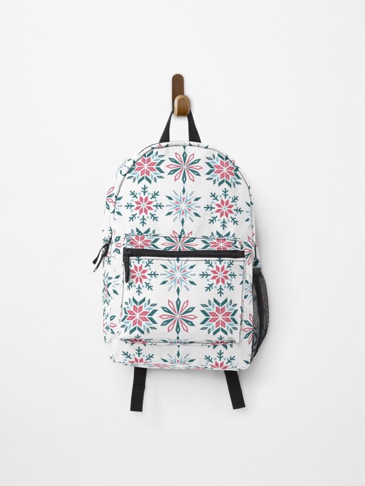 Thumbnail 1 of 3, Backpack, Colorful Cute Snowflakes Pattern designed and sold by Fighter31.