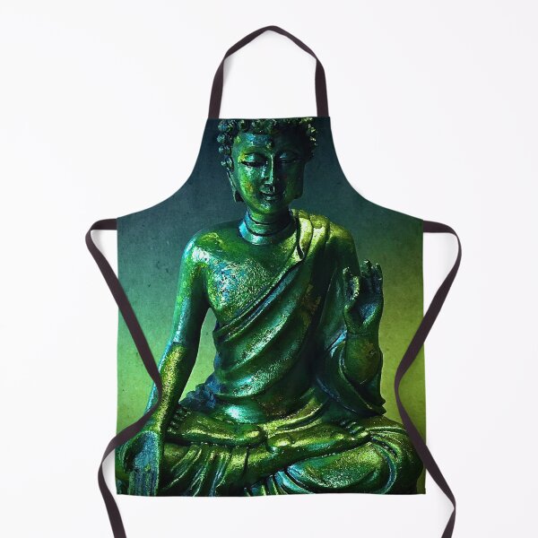 Item preview, Amoghasiddhi: Green Northern Buddha designed and sold by sandpiperstudio.