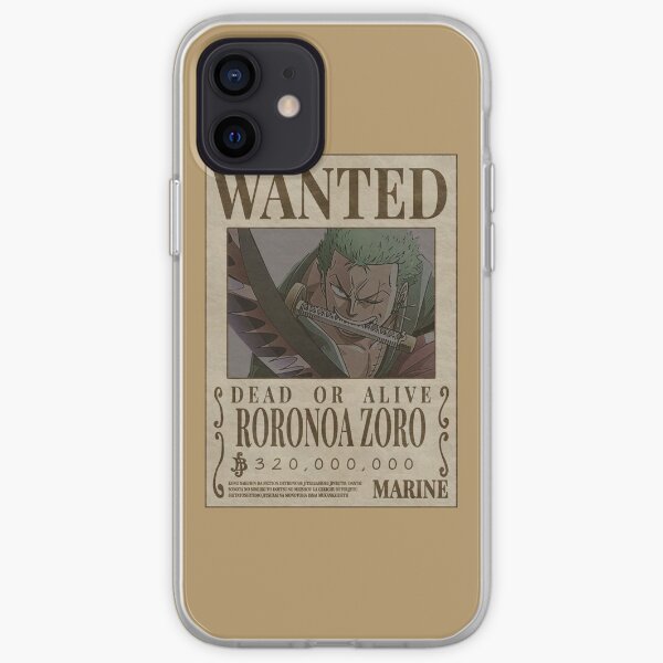 “Zoro Wanted” Anime Sticker iPhone Soft Case