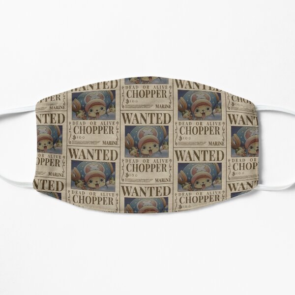 “Chopper Wanted” Anime Sticker Flat Mask