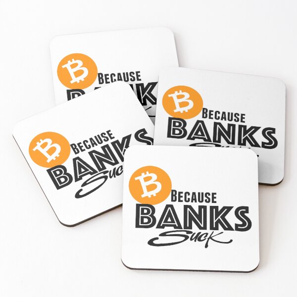 Item preview, Bitcoin, because Banks suck designed and sold by Kiwidom.