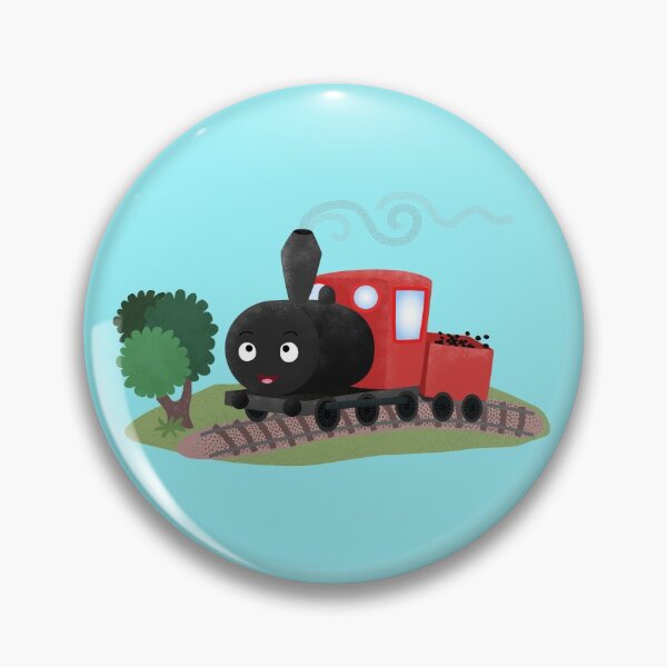 Item preview, Cute steam train locomotive cartoon illustration  designed and sold by FrogFactory.