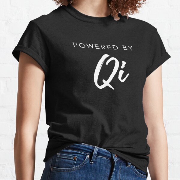 Item preview, Powered by Qi designed and sold by NourishedTees.