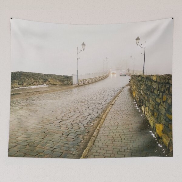 Item preview, Misty bridge leading to nowhere designed and sold by helenkaiy.
