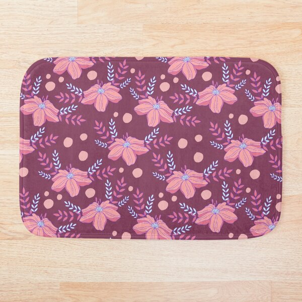 Item preview, Patrón floral - Borgoña designed and sold by Kraina.