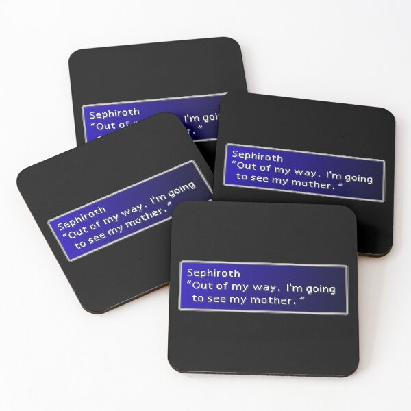 Item preview, I'm Going To See My Mother - Sephiroth Dialogue Box designed and sold by MogsterMemes.