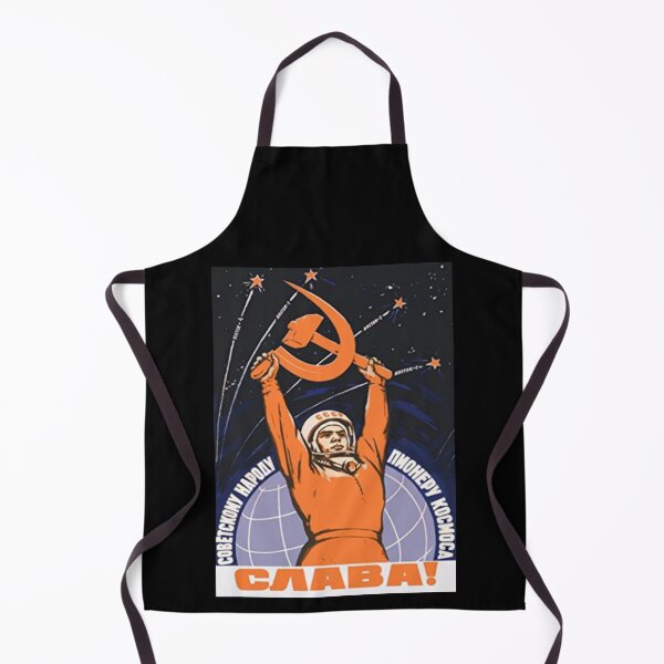 Item preview, Vintage Soviet USSR Propaganda Poster Yuri Gagarin Space Program Retro designed and sold by TopTeeShop.