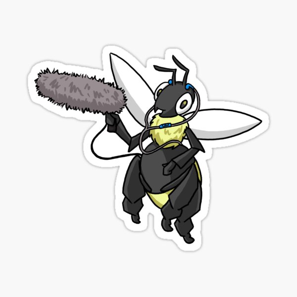 Hive Time Audio Bee Sticker
