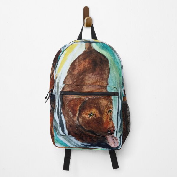 Item preview, Brown labrador watercolor portrait designed and sold by horseaddicted.