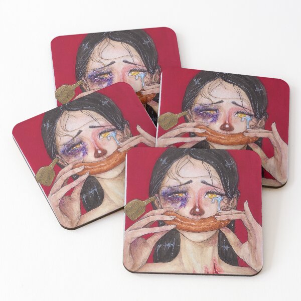 Item preview, Sad Portrait Vegan Symbolism  designed and sold by carechi.