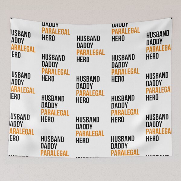 Item preview, husband daddy paralegal hero designed and sold by princegiri.