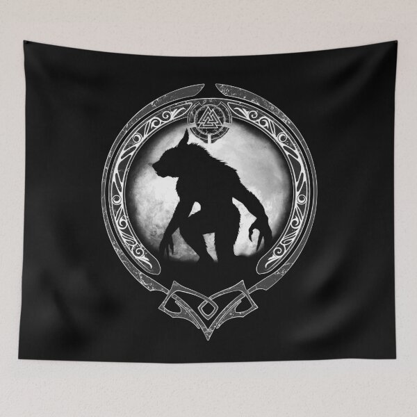Item preview, Fenris Wolf designed and sold by NicGrayGraphic.