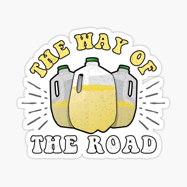 The Way of the Road Sticker