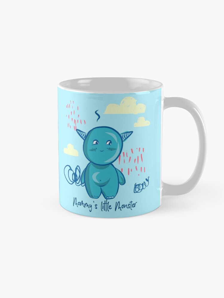 Alternate view of Mommy's little monster Mug