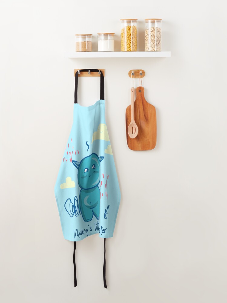 Alternate view of Mommy's little monster Apron