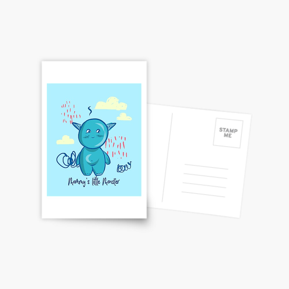 Mommy's little monster Postcard