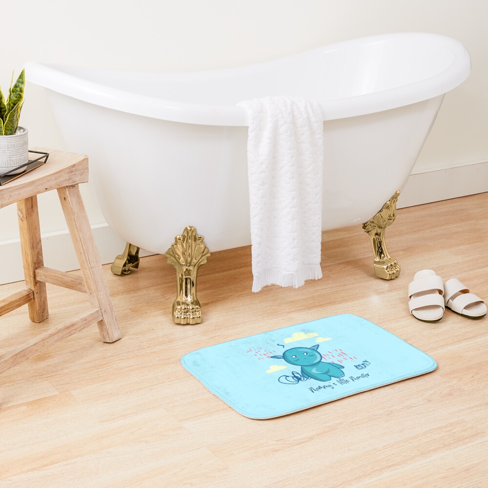Mommy's little monster Bath Mat